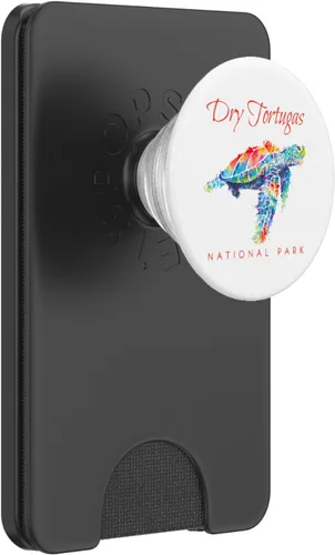 Miniatura 8 de Dry Tortugas Parque Nacional Acuarela Tortugas Marinas PopSockets intercambiables PopGrip