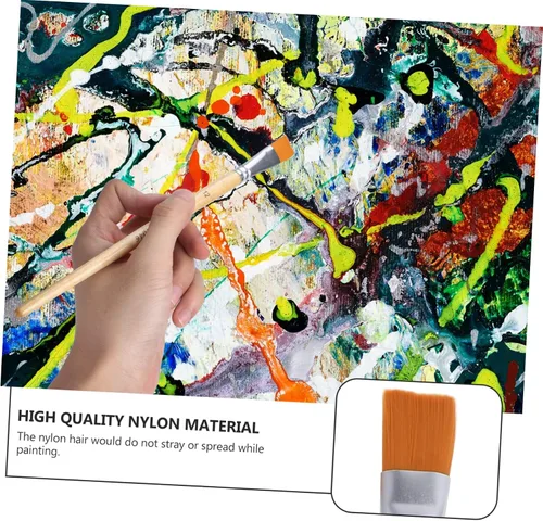 Miniatura 4 de TEHAUX Juego de pinceles de pintura para niños, juego de pinceles de acuarela, productos de oficina, suministros de pintura, pinceles de pintura al