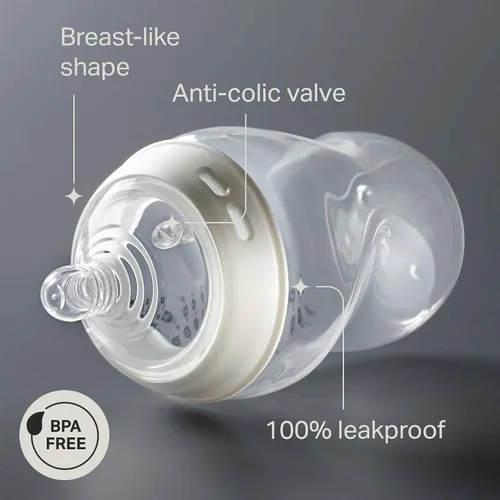 Miniatura 7 de Tommee Tippee Esterilizador y secador eléctrico de vapor para biberones y Natural Start - Set de 14 piezas de biberones, calentador de botellas