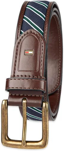 Miniatura 34 de Tommy Hilfiger Men's Fabric Inlay Casual Belt with Classic Harness Buckle