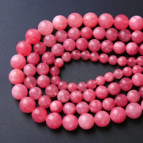 Miniatura 92 de 100 cuentas redondas sueltas de hematita negra de grado AAA para hacer joyas y pulseras