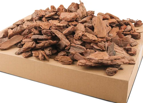 Miniatura 11 de Corteza orgánica para macetas de orquídeas de 3 cuartos - Mantillo natural para plantas en maceta, desarrollo de raíces de plantas de orquídeas