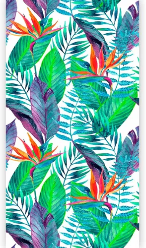 Miniatura 14 de artgeist Mural de pared Tropical de 58 x 110 pulgadas - Mural de pared autoadhesivo para despegar y pegar, calcomanía extraíble, imagen de primera