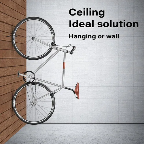 Miniatura 5 de Sinoer Paquete de 8 ganchos resistentes para bicicleta, gancho de almacenamiento con tornillo, para organización y almacenamiento de pared y techo