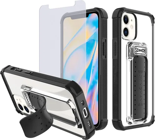Miniatura 132 de Scooch® para iPhone 15 Pro Max Funda con Soporte, Funda Kickstand Wingman 5-en-1, Protección contra Caídas de Grado Militar, Kickstand Desplegable