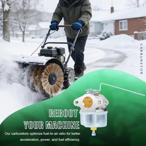 Miniatura 2 de Carburador compatible con Tecumseh 631068A 631068B 631827 632208 632589 632615 H25-H50 Craftsman Edger 3.5HP Motor cortacésped Tiller Chipper 13147