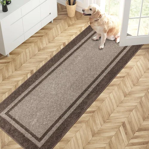 Miniatura 25 de PURRUGS Tapete para puerta con atrapamiento de suciedad, 20 x 32 pulgadas, antideslizante, lavable a máquina, tapete de entrada, tapete para puerta