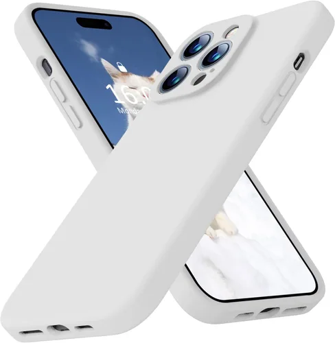 Miniatura 28 de Funda compatible con iPhone 13 de 6.1 pulgadas, de silicona líquida premium [forro de microfibra suave antiarañazos], goma de gel, protección Uva