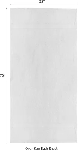 Miniatura 2 de COTTON CRAFT Toallas de baño ultrasuaves – Paquete de 2 – 35 x 70 pulgadas – Absorbentes de secado rápido de lujo cotidiano Hotel Baño Spa Gimnasio