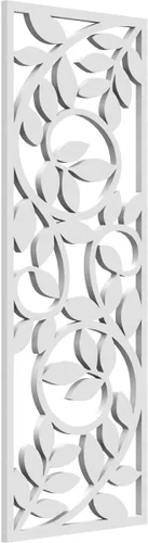 Miniatura 117 de 9 3/8"W x 24 3/8"H x 1/4"T Utica Decorativo Fretwork Madera Paneles de Pared, Abedul