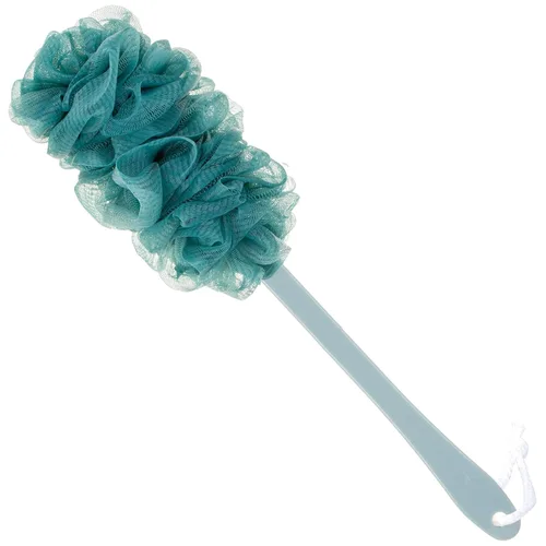 Miniatura 18 de Esponja de malla de nailon suave para ducha, esponja de malla de nailon suave para ducha, esponja en un palo para hombres y mujeres, exfoliante