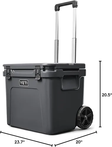 Miniatura 9 de YETI Roadie 60 - Hielera con ruedas y mango retráctil de periscopio