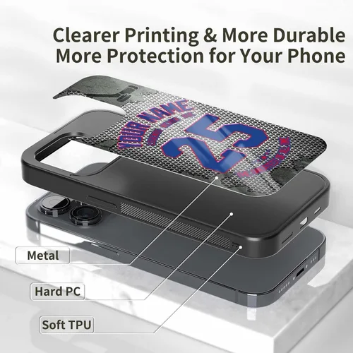 Miniatura 2 de Fundas personalizadas para teléfono con diseño de silueta de logotipo personalizado para iPhone 11, 12, 13, 14, 15, 16, 17 Pro Max Plus Mini X 7 8