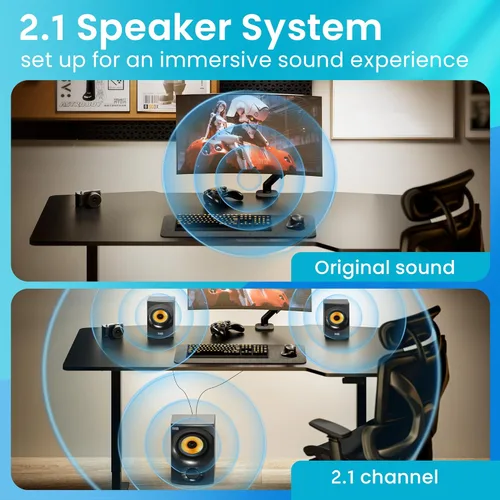 Miniatura 3 de Sistema de altavoces Bluetooth 2.1 de audio acústico