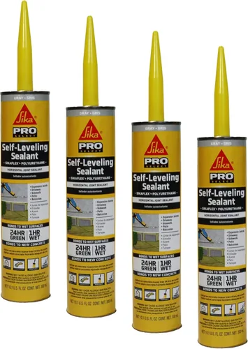 Miniatura 9 de SIKA Sikaflex - Sellador autonivelante, poliuretano gris, curado rápido, para juntas de expansión de hormigón, impermeable, pintable, rellena