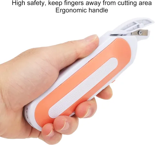 Miniatura 5 de Tijeras eléctricas inalámbricas Mini Blis Abs cuchillas de metal Fuente de alimentación dual Portátil Pequeño Soportes Cortadores Tijeras Tijeras