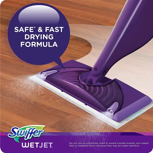 Miniatura 3 de Swiffer Wetjet - Recambios de solución de limpieza y limpieza para suelos de madera dura, producto de limpieza multiusos, aroma fresco de ventana