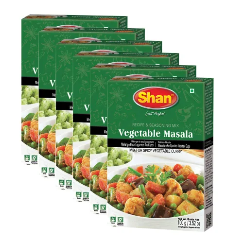 Miniatura 57 de Shan Korma Recipe and Seasoning Mix 1.76 oz (50g) - Spice Powder for Traditional Meat in Yogurt Sauce - Suitable for Vegetarians - Airtight Bag in a