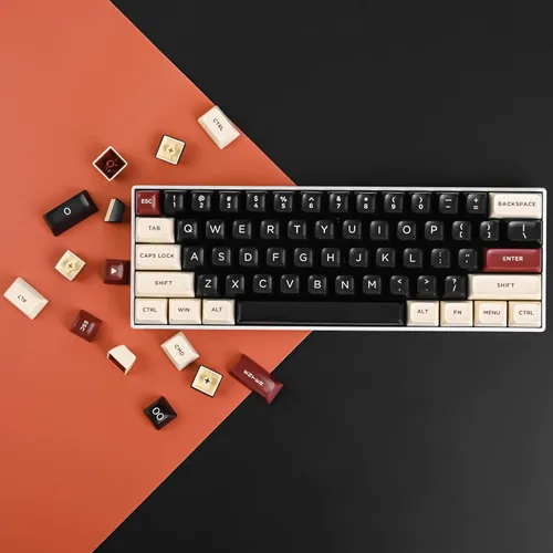 Miniatura 2 de Guffercty kred GTSP - Teclas retro de perfil ASA de 150 teclas con doble disparo PBT Keycap 75% ISO/ANSI Layout para 108 104 87 82 68 61 MX Rome