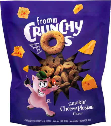 Miniatura 14 de Fromm Crunchy Os Bacon Blasters - Golosinas para perros con sabor a tocino, golosinas crujientes prémium para perros, receta de tocino, 6 onzas