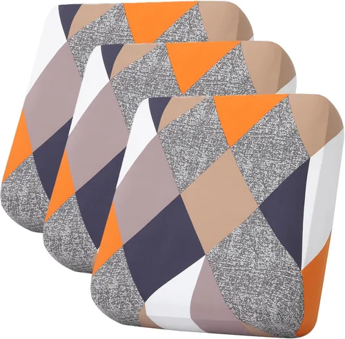 Miniatura 27 de hyha Fundas de cojín estampadas para sofá al aire libre, fundas florales lavables para muebles de patio, exteriores, funda de repuesto para asiento