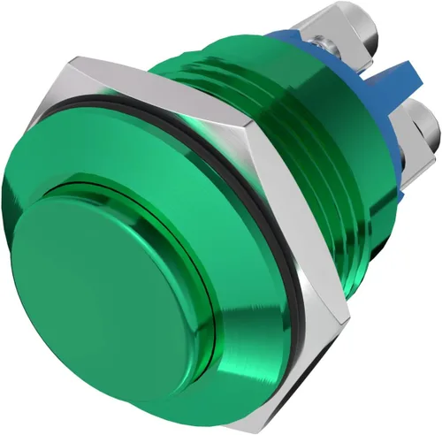 Miniatura 14 de APIELE Interruptor de botón momentáneo de 0.630 in, interruptor de botón momentáneo de 0.63 pulgadas, tapa redonda alta, carcasa de aluminio