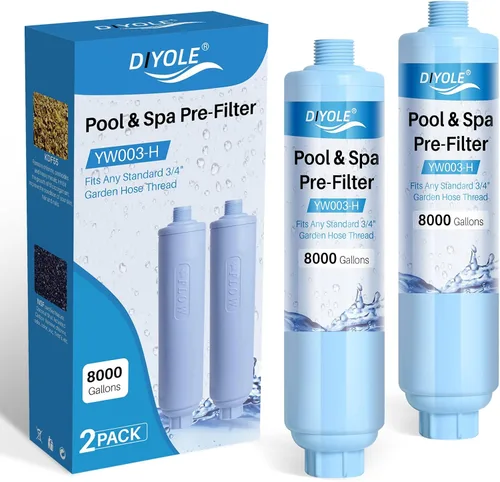 Filtro de manguera de jardín para llenar piscina, filtro de manguera de jardín para llenar bañera de hidromasaje/spa, reduce en gran medida los
