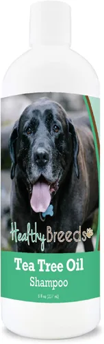 Miniatura 160 de Healthy Breeds Doberman Pinscher Champú de aceite de árbol de té, formulado para piel seca e irritada, reduce la caspa, aroma a gaulteria, 8 onzas