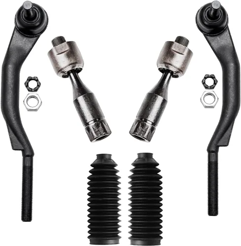 Detroit Axle - Kit de 6 barras de acoplamiento delanteras para Chevy Trailblazer EXT GMC Envoy XL XUV Buick SSR Rainier Isuzu Ascender Saab 9-7x