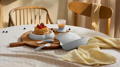 Miniatura 2 de BabyBjörn Juego de cena para bebé, 5 piezas, gris