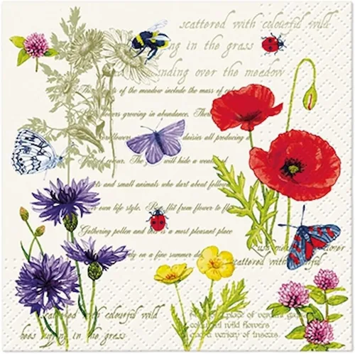 Miniatura 32 de AM Décor - 20 servilletas de papel suaves de 3 capas de papel de seda decoupage -13 x 13 pulgadas (desplegadas) (Rosalia, 13 x 13 pulgadas