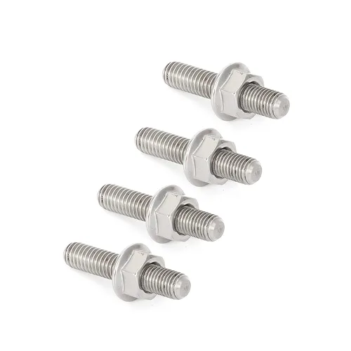 Tuercas y Espárragos de Escape para Harley Big Twin 1984-2015 Sportster XL 1986-2015 Reemplaza #16715-83 Plateado