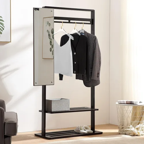 Miniatura 6 de Perchas de acrílico transparente de calidad resistente para abrigos, paquete de 2, colgador de ropa curvado elegante con anchos ganchos dorados
