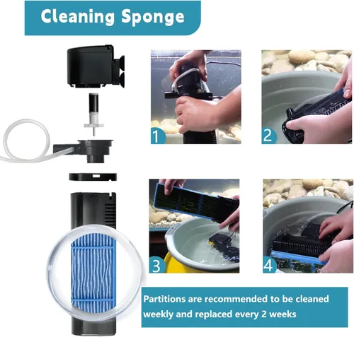 Miniatura 4 de Filtro de inmersión en frío de 600 GPH para saneamiento U-V de 300 a 1000 galones, filtro de bañera de baño de hielo de cápsula fría, filtro