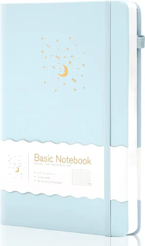 Miniatura 12 de CAGIE Cuaderno rayado para trabajo, cuaderno de tapa dura para escribir, mujeres y hombres, diario para tomar notas con lazo para bolígrafo