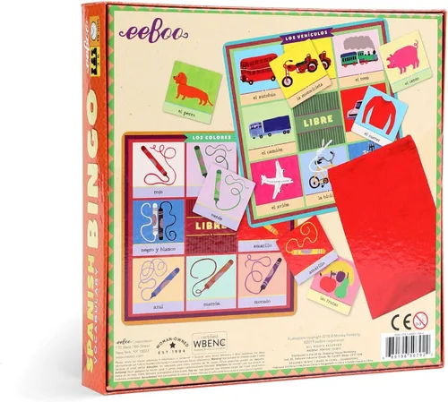 Miniatura 5 de eeBoo: Juego de Bingo de Vocabulario en Español, Un Juego de Solución de Problemas Imaginativa, Juegos Educativos que Cultivan la Conversación