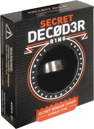 Miniatura 2 de Retroworks Anillo auténtico de Project Mc2 decodificador de mensaje secreto