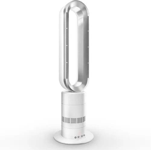 Miniatura 9 de Xcity TP18Pro Bladeless Tower Fan, 2-in-1 Heater & Cooling Fan, 10 Cooling + 3 Heating Levels, Remote Control, Ultra-Quiet for Bedroom & Home Office