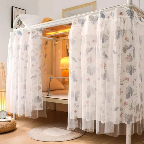 Miniatura 3 de Cortinas para litera individual y doble, cortinas de tienda de campaña para cama, tela a prueba de polvo, cortinas de privacidad para debajo