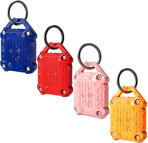 Miniatura 10 de DOVICK - Funda protectora impermeable para llavero Airtag, cubierta completa con tornillos compatible con el llavero de seguimiento Apple Air Tag P4