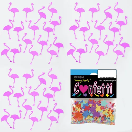 Miniatura 3 de Confeti Flamingo Pink - Paquete al por menor #8419 QS0