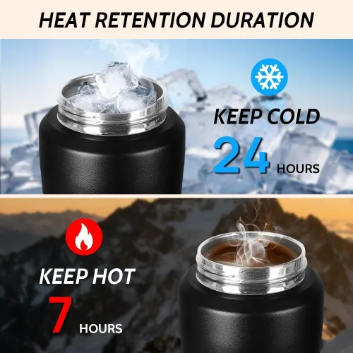 Miniatura 4 de Linterna de camping con botella de agua, luces LED modulares con 5 modos, lámpara recargable para tienda de campaña, senderismo, mochilero de Negro