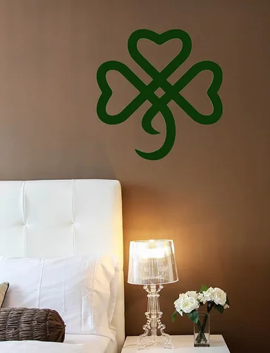 Miniatura 7 de RESACO Decoraciones del día de San Patricio, decoraciones de trébol, corona de trébol, regalo celta irlandés para el día de San Patricio, adornos