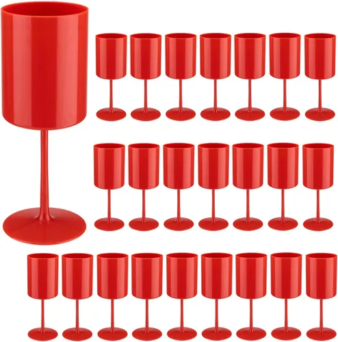 Miniatura 15 de Paquete de 12 copas de vino de plástico de 10 onzas, grandes y reutilizables, copas de champán vintage con tallo, vasos acrílicos inastillables