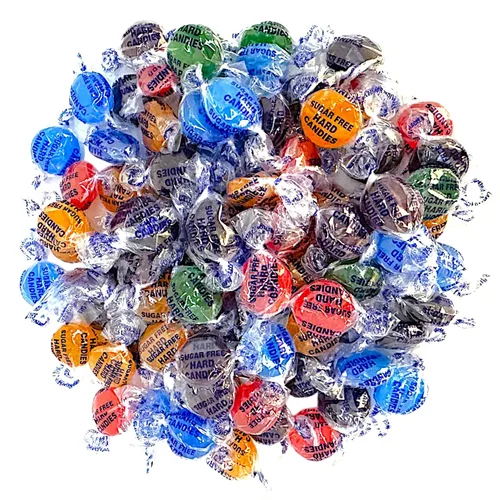 Caramelos duros gourmet sin azúcar, aptos para dieta cetogénica, calidad premium, 1.5 libras, delicioso sabor envueltos individualmente, caramelos