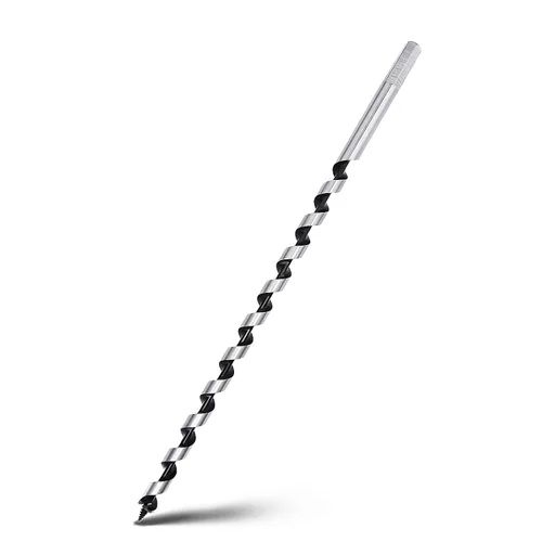 Miniatura 34 de Broca helicoidal de 0.94 x 11.8 pulgadas para madera, broca helicoidal con vástago hexagonal para madera blanda, madera dura, plástico