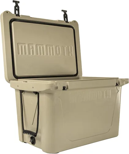 Miniatura 7 de Mammoth Ranger 25 - Hielera rígida aislada con capacidad de 25 cuartos de galón, capacidad para 30 latas, ideal para barco, campamento, bronceado