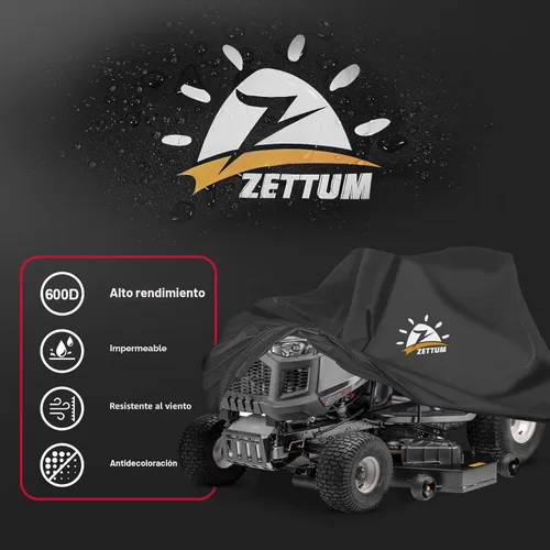 Miniatura 3 de Zettum Cubierta para Cortacésped de Montar - Cubiertas para Tractor de Césped Impermeables y Resistente, Cubierta para Cortacésped al Aire Libre