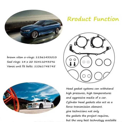 Miniatura 6 de WFLNHB Kit de reparación de doble furgoneta de repuesto para BMW E36 E46 E39 E53 E60 E61 E38 E65 E66 E85 E83 E53 M52tu M54 M56 1998-2006