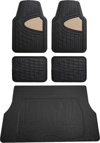 Miniatura 9 de Alfombrillas para piso de automóvil FH-F11322 de FH GROUP, ultrarresistentes, goma de primera calidad, recortables